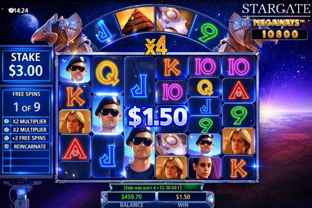 Stargate Megaways Demo Online